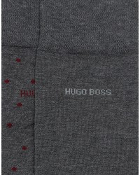Calzini a pois grigio scuro di Hugo Boss