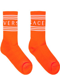 Calzini arancioni di Versace