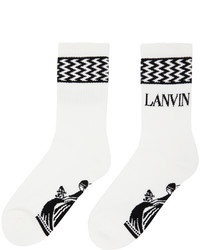 Calzini bianchi e neri di Lanvin