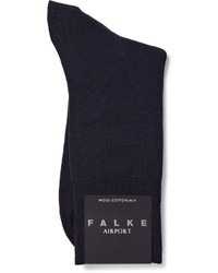 Calzini di lana blu scuro di Falke