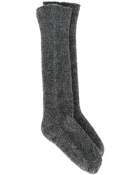 Calzini di lana grigio scuro di Isabel Benenato