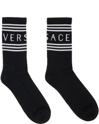 Calzini neri e bianchi di Versace