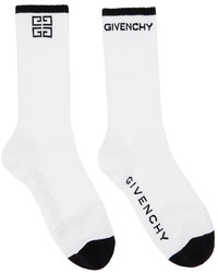 Calzini stampati bianchi e neri di Givenchy