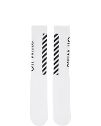 Calzini stampati bianchi e neri di Off-White