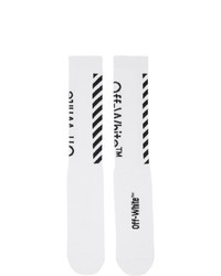 Calzini stampati bianchi e neri di Off-White