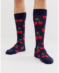 Calzini stampati blu scuro di Happy Socks
