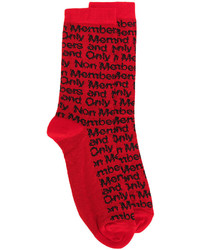 Calzini stampati rossi di Stella McCartney
