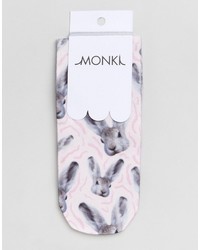 Calzini stampati viola chiaro di Monki