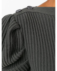 Camicetta di lana grigio scuro di Nina Ricci