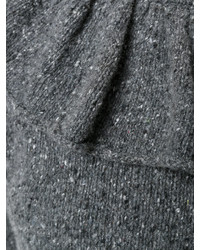 Camicetta di lana lavorata a maglia grigio scuro di Joseph
