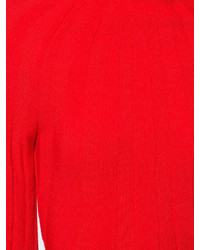 Camicetta di lana rossa di Oscar de la Renta