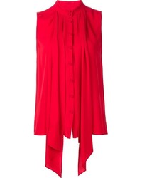 Camicetta di seta rossa di Derek Lam