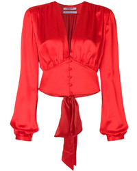 Camicetta di seta rossa di Givenchy