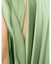 Camicetta di seta verde menta di Valentino
