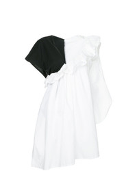 Camicetta manica corta bianca e nera di Yohji Yamamoto Vintage