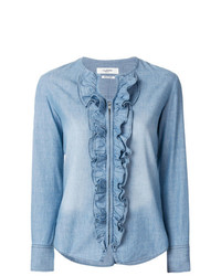 Camicetta manica lunga di jeans blu di Isabel Marant Etoile