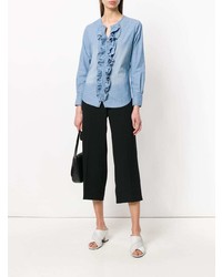 Camicetta manica lunga di jeans blu di Isabel Marant Etoile