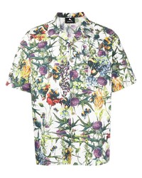 Camicia a maniche corte a fiori bianca di Mauna Kea