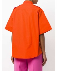 Camicia a maniche corte arancione di Ports 1961