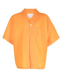 Camicia a maniche corte arancione di Kolor