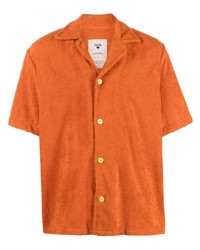 Camicia a maniche corte arancione di OAS Company