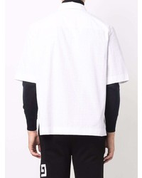 Camicia a maniche corte bianca di Givenchy