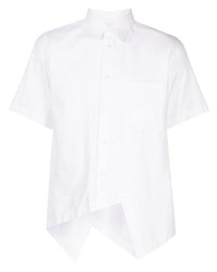 Camicia a maniche corte bianca di Black Comme Des Garçons