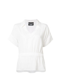 Camicia a maniche corte bianca di Boutique Moschino