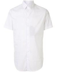Camicia a maniche corte bianca di Giorgio Armani