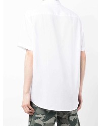 Camicia a maniche corte bianca di Armani Exchange