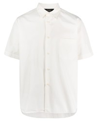 Camicia a maniche corte bianca di Maison Flaneur