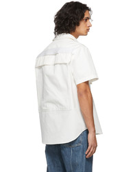 Camicia a maniche corte bianca di Helmut Lang