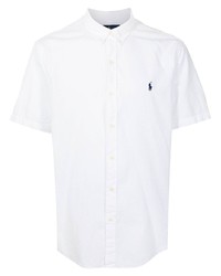 Camicia a maniche corte bianca di Polo Ralph Lauren
