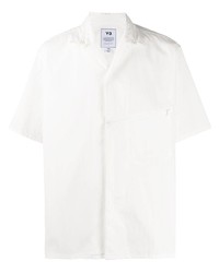 Camicia a maniche corte bianca di Y-3