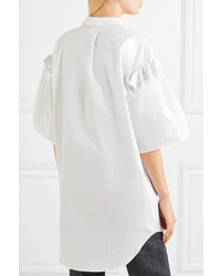 Camicia a maniche corte decorata bianca di Mother of Pearl