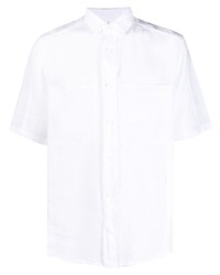 Camicia a maniche corte di lino bianca di Transit