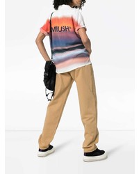 Camicia a maniche corte effetto tie-dye arancione di Ambush