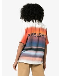 Camicia a maniche corte effetto tie-dye arancione di Ambush