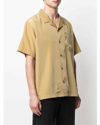 Camicia a maniche corte marrone chiaro di Han Kjobenhavn