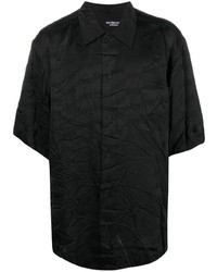 Camicia a maniche corte nera di Balenciaga