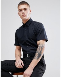 Camicia a maniche corte nera di Calvin Klein
