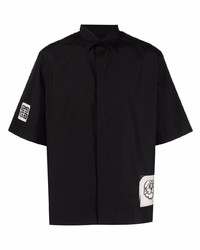 Camicia a maniche corte nera di Givenchy