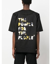 Camicia a maniche corte nera di The Power for the People