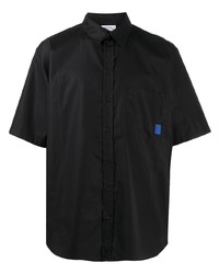 Camicia a maniche corte nera di Marcelo Burlon County of Milan