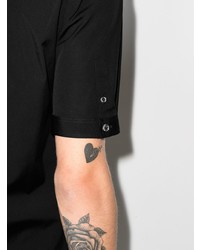 Camicia a maniche corte nera di Alexander McQueen