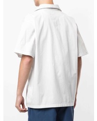 Camicia a maniche corte ricamata bianca di Nike