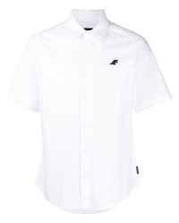 Camicia a maniche corte ricamata bianca di SPORT b. by agnès b.