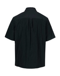 Camicia a maniche corte ricamata nera di SPORT b. by agnès b.
