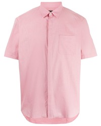 Camicia a maniche corte rosa di D'urban