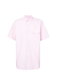 Camicia a maniche corte rosa di Engineered Garments